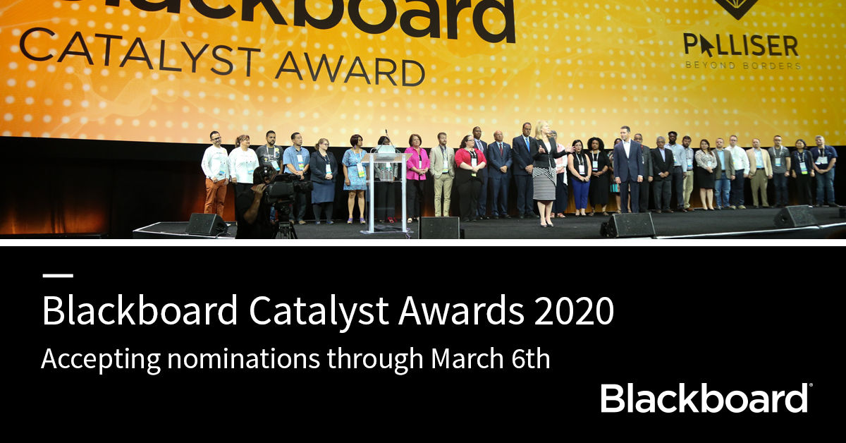 Blackboard Catalyst Awards